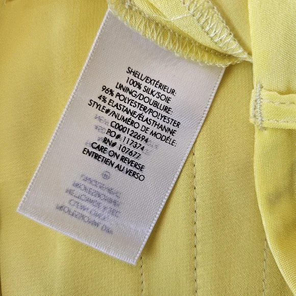 Alice + Olivia High Waist Yellow Shorts - Picture 6 of 8